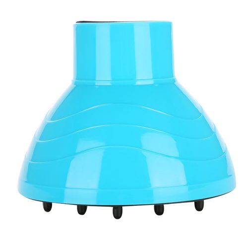 Diffuseur Universel Pour Seche-Cheveux Boucles, Accessoire De Coiffure (Bleu)