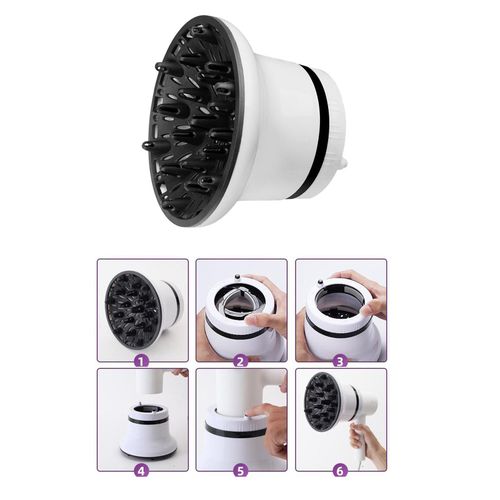 Diffuseur Universel Pour Sche-Cheveux Boucls, Avec Buse De Sche-Cheveux De 1.4  3.1 Pouces