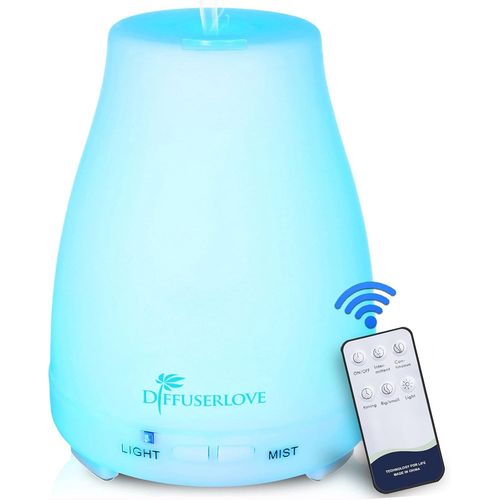 Diffuseurs D'huiles Essentielles Electrique 200ml Humidificateurs  Diffuseur D'aromathrapie Avec 7 Lumires De Couleur Et Arrt Automatique Sans Eau Pour Chambre Bureau Cuisine
