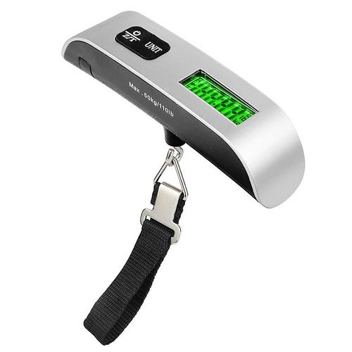 Digital Luggage Scale LCD Display Max. ?chelle de valise de capacit de charge de 50 kg / 110,2 lb avec Hook Portab