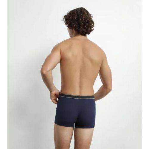 Dim Boxer Homme En Coton Modal Ctel Bleu Fonc Dim Elegant