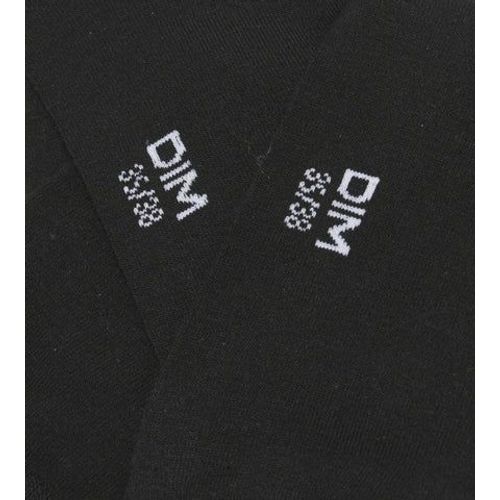 Dim Lot De 2 Paires De Chaussettes Femme En Viscose Noire Dim Bambou