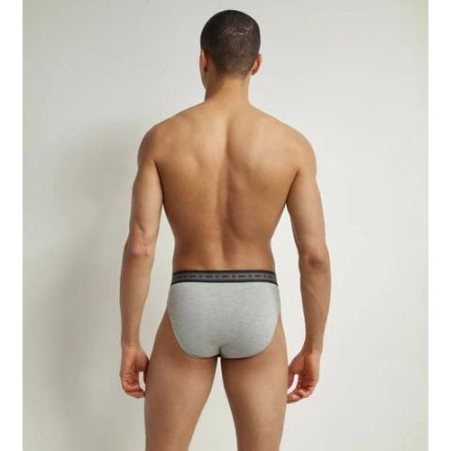 Dim Lot De 2 Slips Homme En Coton Bio Noir Gris Perle Dim Good