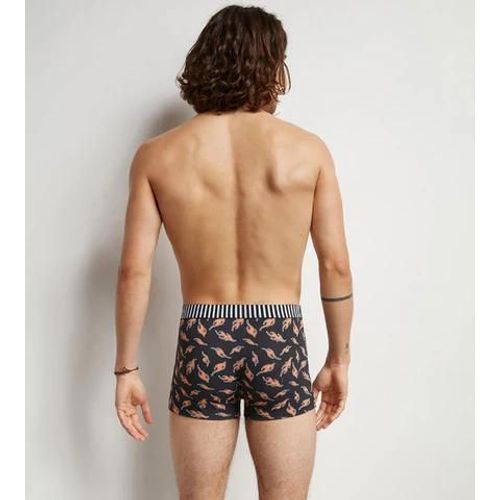 Dim Lot De 3 Boxers Homme Coton Stretch Motifs Marbre Et Flammes Dim Vibes