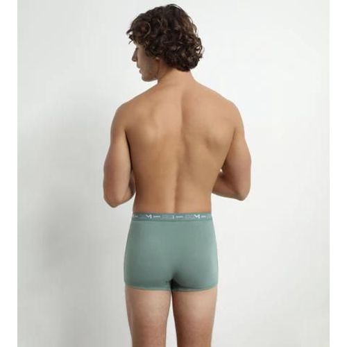 Dim Lot De 3 Boxers Homme En Coton Noir Vert Dim Coton Stretch