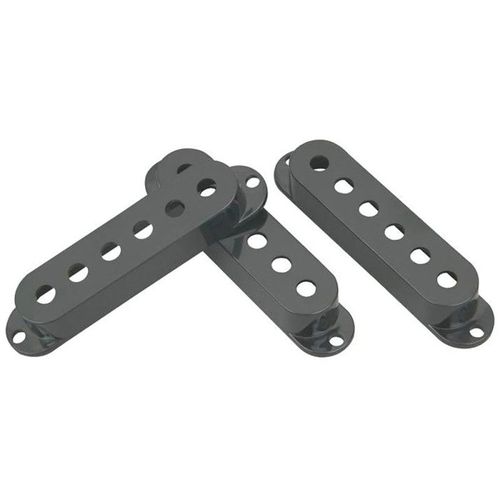 Dimarzio Dm2001bk - 3 Capots Pour Simple Bobinage  Annulation De Bruit De Fond - Noirs