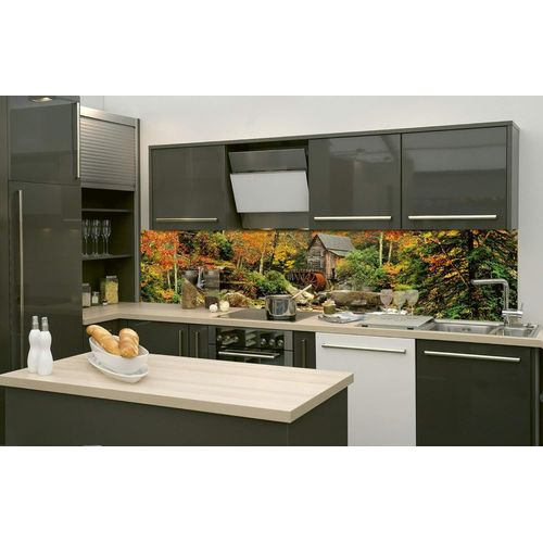 Dimex Sticker Crdence - Cuisine Mill Grist 260 X 60 Cm | Mur Arrire De La Cuisine