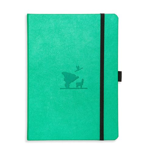Dingbats* Earth Carnet De Notes A5 - Emerald Eduardo Avaroa Pointill - Bloc-Notes Avec Papier Ivoire 100g/M - Journal Intime  Couverture Rigide, Pages Numrotes, Index Et Pages Cls