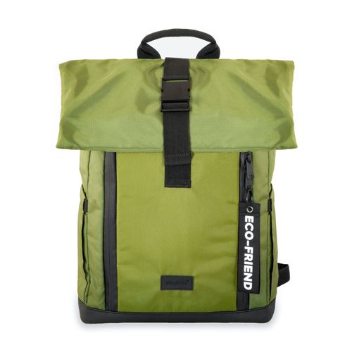 Dingbats* Sac  Dos Rolltop 25l - Compartiment Ordinateur Portable 15 Pouces - Fabriqu  Partir De Bouteilles Recycles - lgant Et Durable - Fort