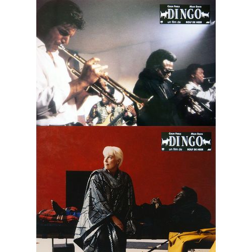 Dingo : Jeu De 8 Photos D'exploitation Cinmatographique - Format 20,5x27 Cm - De Rolf De Heer Avec Colin Friels, Miles Davis, Helen Buday, Bernadette Lafont, Bernard Fresson, Ben Mortley - 1992