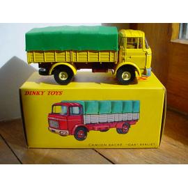 Camion Berliet GAK baché Jaune ref 584  au 1/43 de dinky toys atlas 