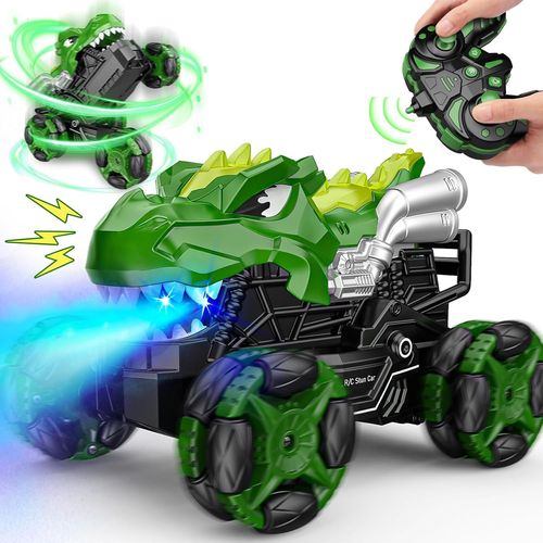 Dinosaure Jouet Voiture Tlcommande,Monster Truck Telecommande Jouet Garon 5 6 7 8 Ans Voiture Tlcommande Tout Terrain Jouet Enfant 4 5 6 Ans Cadeau Garcon 4-12 Ans