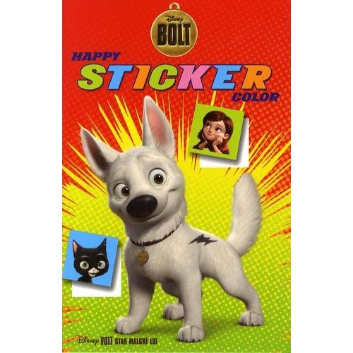 Bolt Happy Sticker Color   de Disney null  Format Broch 