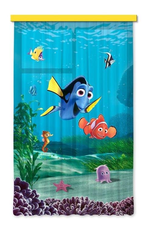 Disney Nemo Set 1 Rideau Pour Chambre D Enfant Porte Francaise 140x245 Cm Rakuten