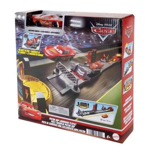 Disney  Pixar-Cars Piste Tremplin Piston Cup - Coffret Avec Piste