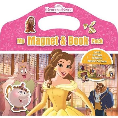 Disney Princess Beauty And The Beast My Magnet & Book Pack (Magnetic Carry Pack Disney)   de unknown  Format Broch 