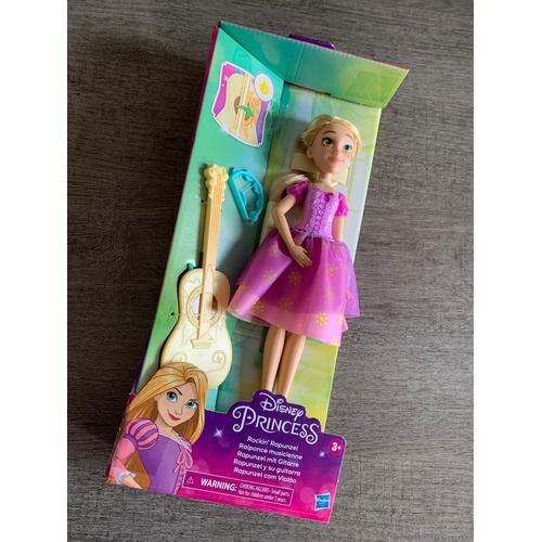 Disney- Princesse Aventures Dcontractes-Raiponce Poupe Et Guitare Changeantes De Couleur-A Partir De 3 Ans F3379eu6 Multicolore