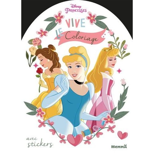 Disney Princesses Cendrillon, Belle, Aurore - Avec Stickers   de Disney  Format Album 