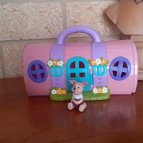Disney/Winnie: Maison Transportable De Porcinet + Figurine