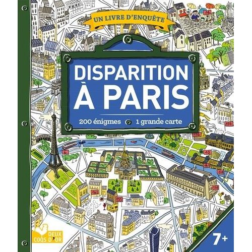 Disparition  Paris - + De 1000 nigmes - Avec Une Grande Carte   de Les Fes Hilares  Format Beau livre 