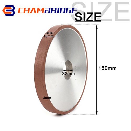 Disque De Meuleuse Parallle De Meule Abrasive Plate De Diamant De 150mm/180mm/200mm Pour La Fraise En Acier Au Carbure De Tungstne - Type 150x16mm-Grit 150