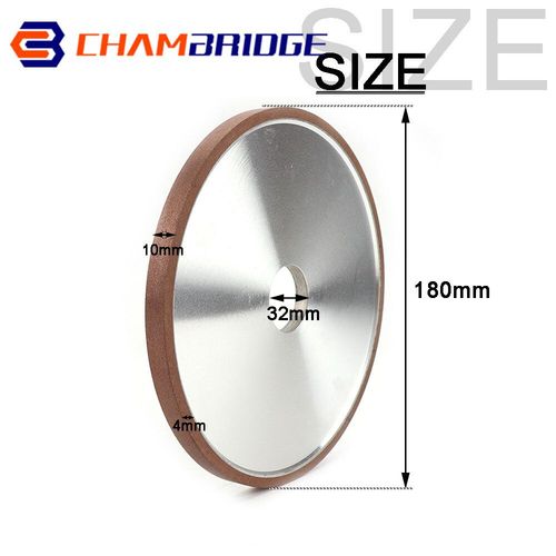 Disque De Meuleuse Parallle De Meule Abrasive Plate De Diamant De 150mm/180mm/200mm Pour La Fraise En Acier Au Carbure De Tungstne - Type 180x10mm-Grit 150