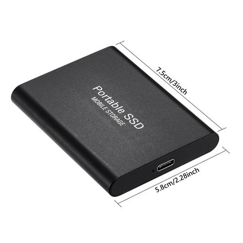 Disque dur externe de sauvegarde mince de 14 To SSD portable de 2,5 pouces USB 3.0 pour PC Mac ordinateur portable PS4 Xbox One et Chromebook