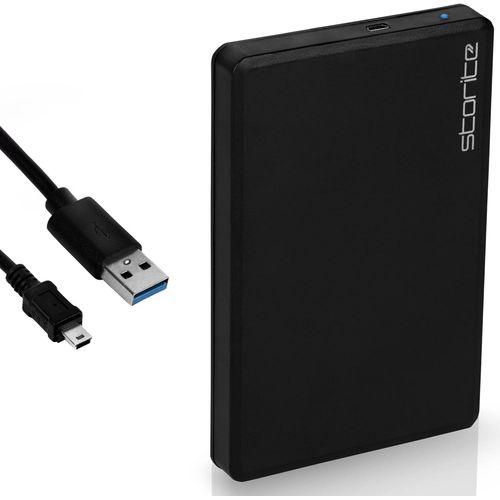 Disque Dur Externe Portable 120Go avec USB 2.0, Transfert de donnes Ultra Rapide, Disque Dur Compact Compatible avec PC, Mac, Windows, Ordinateur de Bureau (Noir)