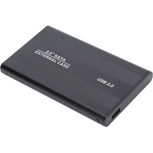 Disque Dur Externe Portable 2,5 Pouces 3 to, Botier de Disque Dur USB2.0 HDD/SSD, pour Ordinateurs Portables OS X/Stockage de Donnes Externe(Le Noir)