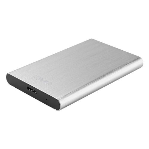 Disque dur externe portable USB 2.5, disque dur en mtal, Plug and Play, Macbook, tablette, ordinateur, 3.0 pouces, 1 To-Argent