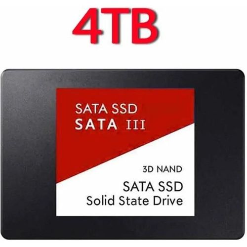 Disque Dur Interne Ssd Portable De 2.5 Pouces,4 To,2 To,Haute Vitesse,Pour Ordinateur De Bureau,Micco- 4tb Red[C76]