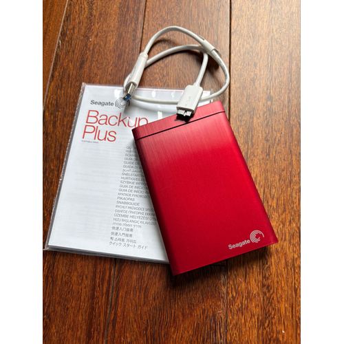 Disque dur Seagate 1 To Backup Plus Portable USB3 - Rouge