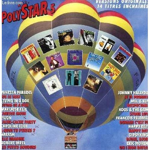 Disque Vinyle 33t Joe Le Taxi, Living In A Box, Caresse Moin, Cache-Cache Party, A Quoi Tu Penses ?, Elle Imagine, Les Petits Boudins, Je Te Promets, Stone Love, Demain C'est Toi, Happy ... - Polystar 5