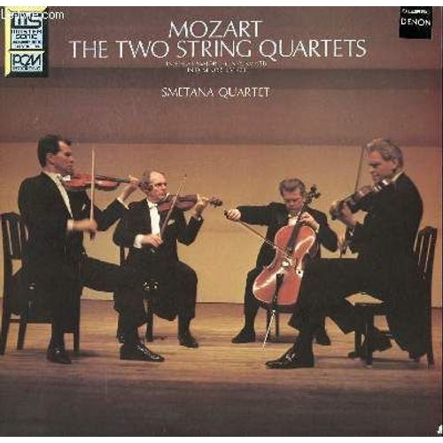 Disque Vinyle 33t The Two String Quartetes In B Flat Major Kv 458 In D Minor Kv 421 - Wolfgang Amadeus Mozart