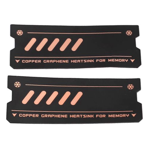 Dissipateur thermique de mmoire d'ordinateur portable Refroidisseur de mmoire  accs alatoire  double couche de feuille de cuivre de graphne pour DDR5 DDR4 DDR3 DDR2