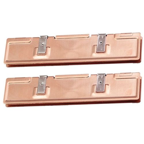 Dissipateur thermique en cuivre pur pour mmoire RAM, refroidisseur de refroidissement pour ordinateur de bureau, DDR2, DDR3, DDR4, 2 pices
