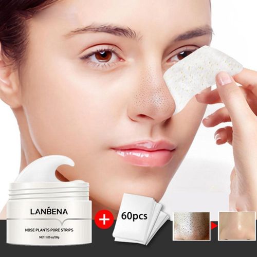 Dissolvant De Points Noirs, Masque Pour Le Nez, Nettoyage Des Pores, Soins Pour La Peau, Peeling, Traitement De L'acn Profonde, Bande Noire B Z1f8, Nouveau Style, 60 Pices