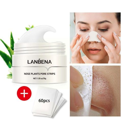 Dissolvant De Points Noirs Pour Le Nez, Bande De Pores, Nettoyage Du Visage, Exfoliation En Profondeur, Acn, Traitement De La Peau, Noir, R4d0