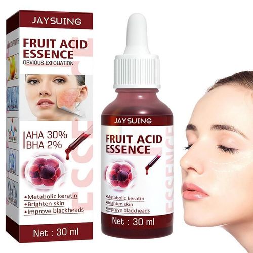 Dissolvant De Points Noirs, Rtrcissement Des Pores, Acide De Fruit, Liquide, Lotion Pour Le Visage Repulpant, Affiner La Texture De La Peau, Rduire L'huile Pour
