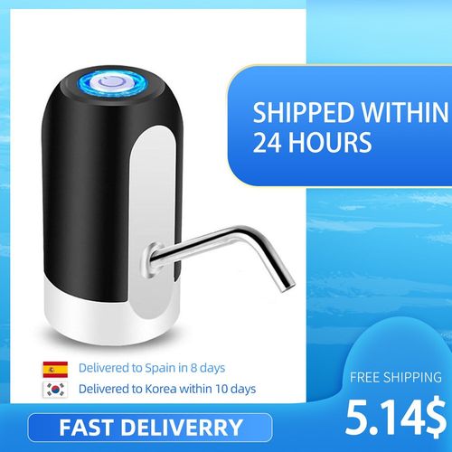 Distributeur d'eau lectrique Portable, Gallon, interrupteur de bouteille de boisson, pompe  eau intelligente sans fil, appareils de traitement de l'eau