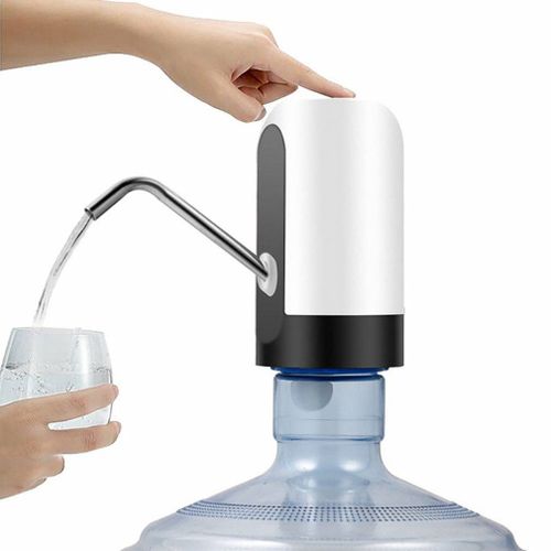 Distributeur d'eau lectrique Portable, gallons, interrupteur de bouteille de boisson, pompe  eau intelligente sans fil, dispositifs de traitement de l'eau avec lumire