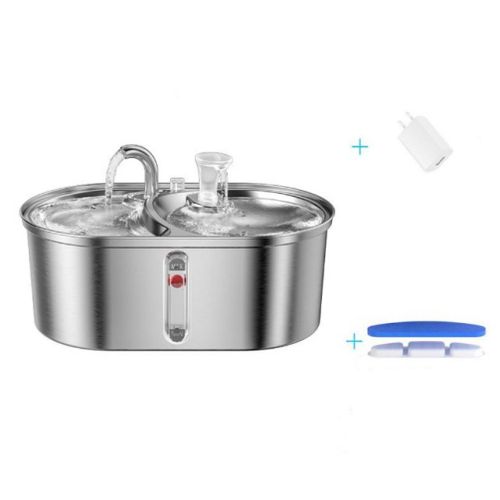 Distributeur D'eau Pour Chat En Acier Inoxydable, Capacit De 3,2 L, Circulation Automatique, Abreuvoir Pour Chien Et Chat