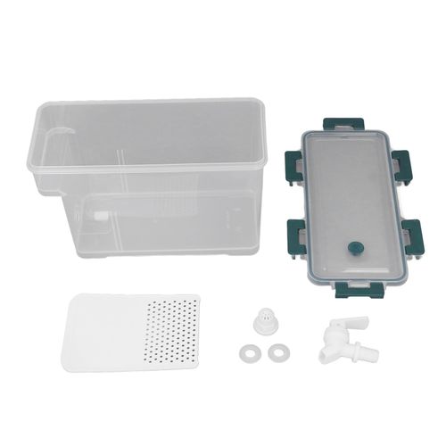 Distributeur De Boissons 3,5 L Avec Robinet Et Anneau En Caoutchouc, Distributeur D'eau Froide De Grande Capacite En Pp, Vert