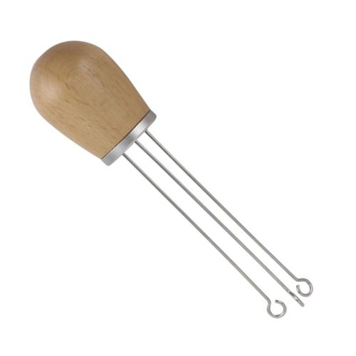 Distributeur de caf expresso, poigne en bois massif en acier inoxydable, doseur de caf, aiguille d'agitation, outil de fabrication de expresso pour les outils de caf filtrant