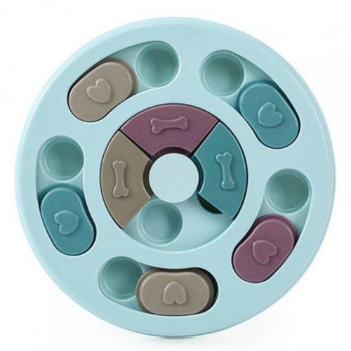 Distributeur De Nourriture Pour Chien, Puzzle, Bols D'alimentation Lente, Augmentation Interactive, Chiot, Qi, Antidrapant, Jouets D'entranement, Livraison Directe