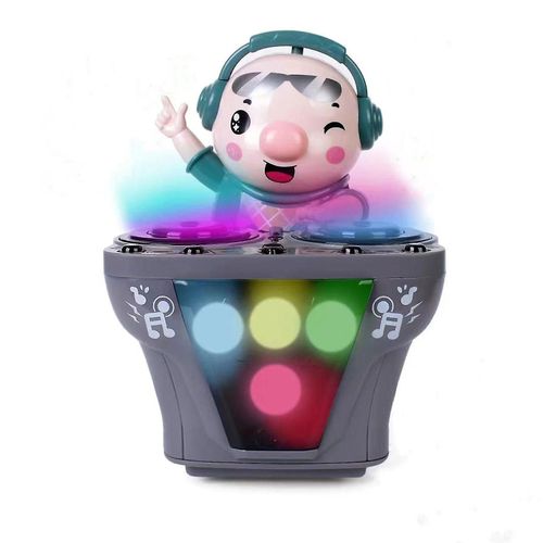 Dj Robot Jouet Pour Enfants Avec Lumires Led, Jouets Musicaux Pour Enfants, Jouets  Piles, Dj Rock Pig Robot, Jouets Rampants Pour Enfants