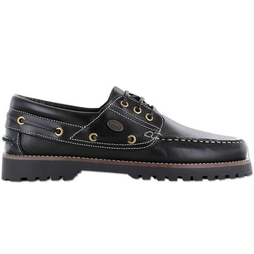 Dockers By Gerli - 3-Eye Classic - Hommes Mokassin Baskets Sneakers Chaussures Bootsschuh Cuir Noir 24dc001-180100 - 43