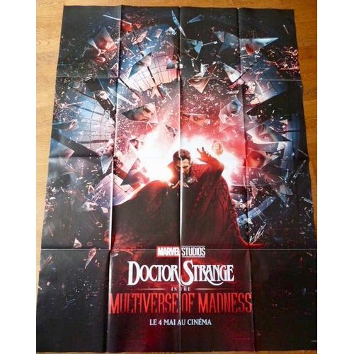 Doctor Strange In The Multiverse Of Madness De Sam Raimi Avec Benedict Cumberbatch... Affiche Originale Prventive De Film Format 120  X 160 Cm