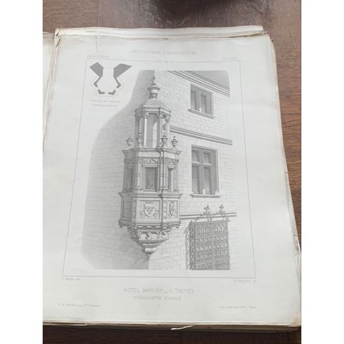 Documents De La Construction Franaise. Documents D?Encyclopdie D?Architecture. Ingnieurs Et Architectes. Planches Dessins.    