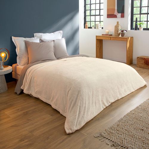 Dodo | Couverture Polaire Extra Douce Coloris Ecru - 180 X 220 Cm
